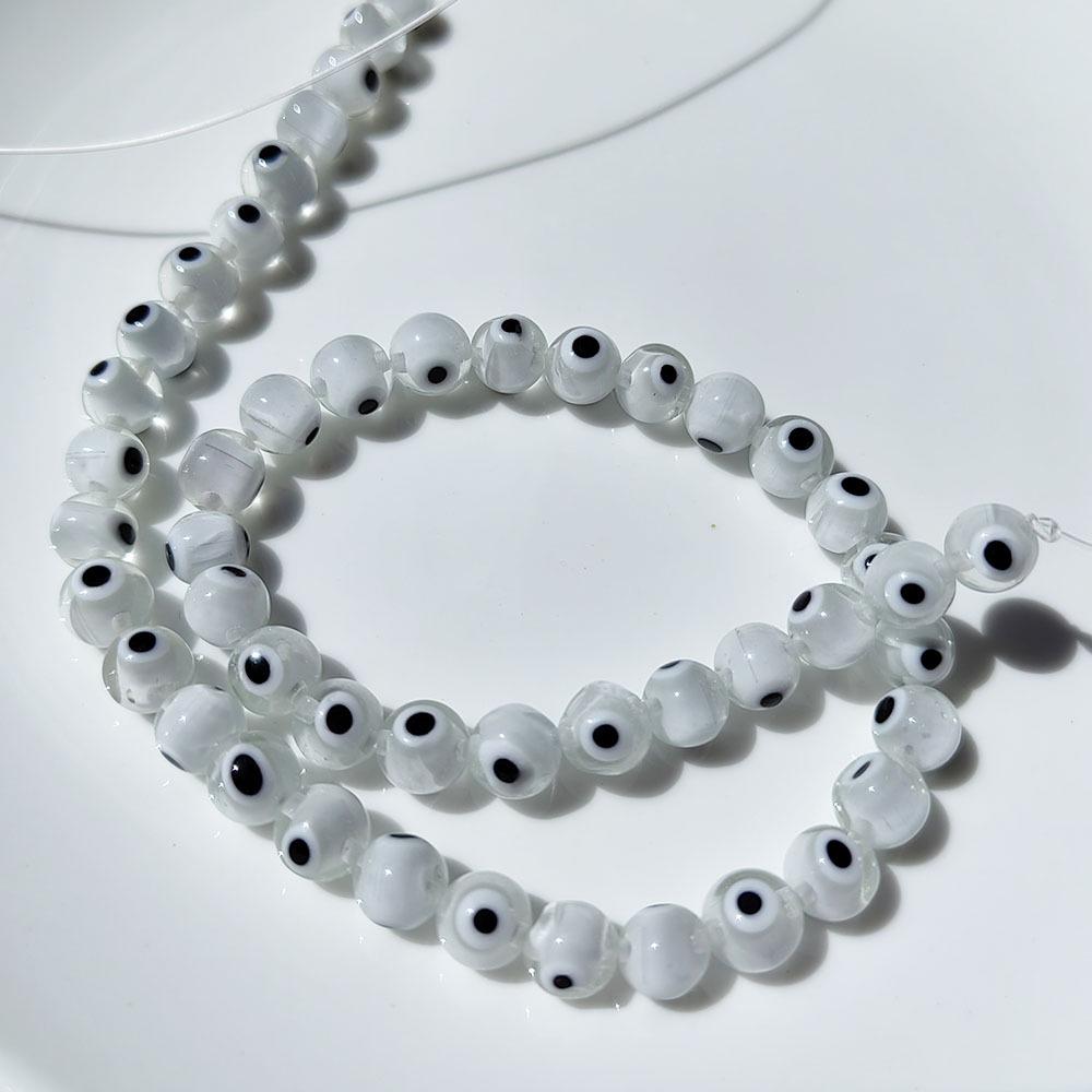 8mm Millefiori Devil Eye Glass Beads for DIY Bracelets & Necklaces