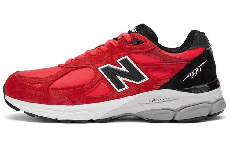 990v3 New Balance Made In Usa Red Suede M990PL3 40.5