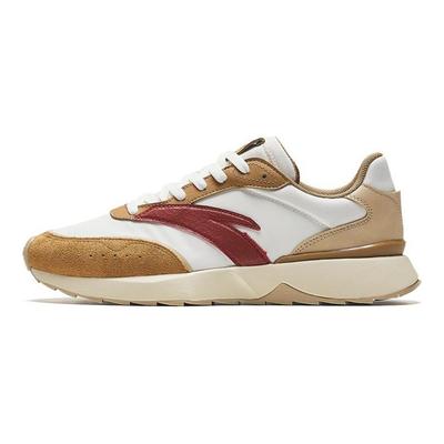 Fabric Non-Slip Wear-Resistant Low-Top Sports Casual Shoes Men Sneakers White Brown Red 112338879-4