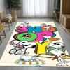 Covor drăguț cu desene animate câine Snoopy pentru sufragerie, zonă antiderapantă, covor moale pentru dormitor, camera copiilor, canapea, decor casă, preș de intrare, cadou