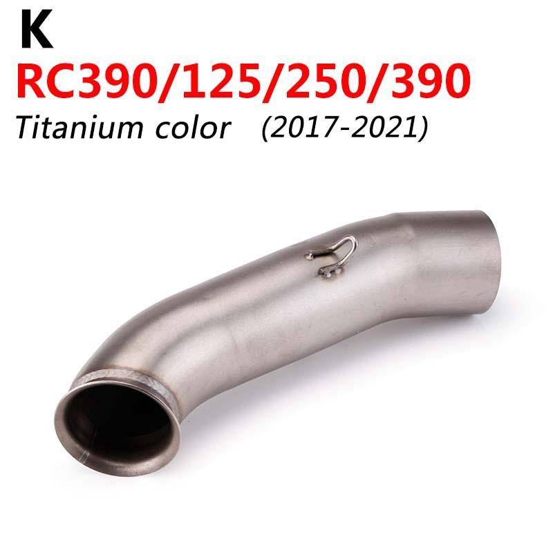 Motorcycle Exhaust Tailpipe for 125, 250, 390 DUKE & RC390 (2017-2020)