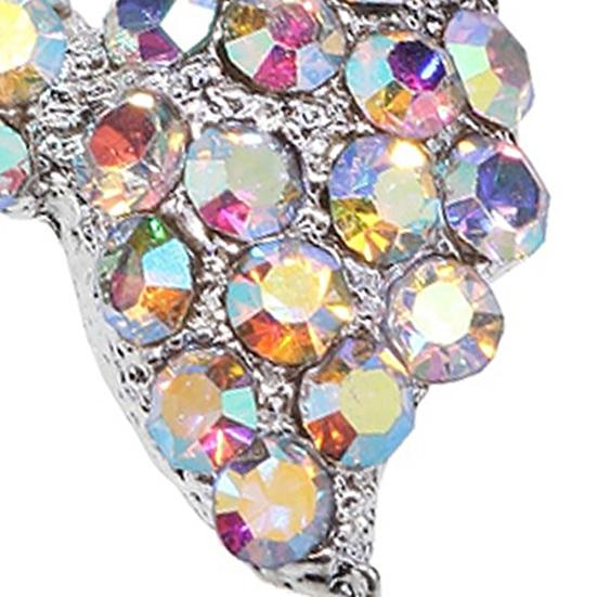 10 Pcs 3D Rhinestone Bow Tie Shape Nail Art Tip Glitter Decoration DIY Manicure