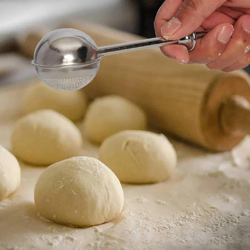 Setaccio per Zucchero a Velo, Cacao, Farina e Spezie, Strumento per Decorare Torte, Accessorio da Forno