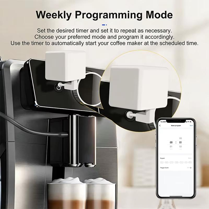 Tuya Bluetooth Smart Fingerbot Plus Switch Button Pusher Smart Life Switch Timer Voice Control Works With Alexa Google Home