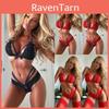 Elegant Women Sexy Lingerie Nightwear Dress Babydoll G-string Lace Bra Set For Romantic Evenings