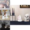 Charming Resin Pumpkin Bat Ghost Decoration For Festive Halloween Table Centerpiece