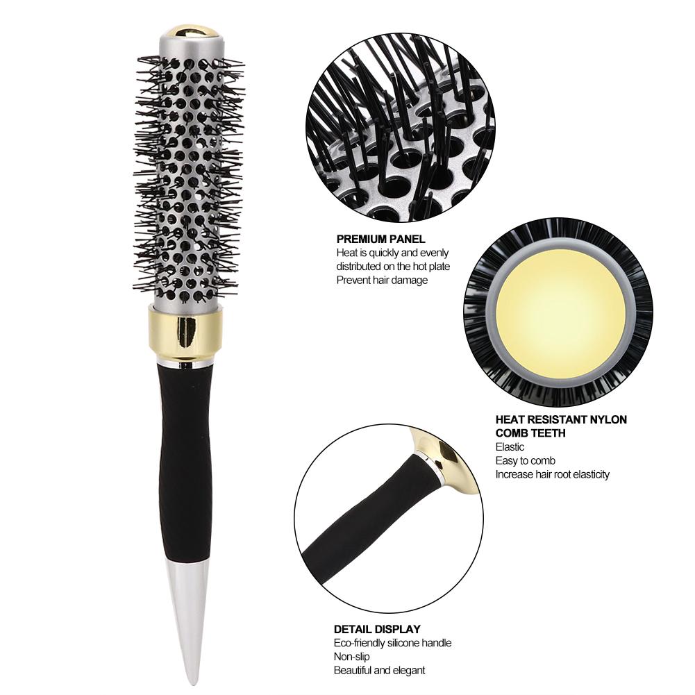 Portable Curly Hair Cylinder Comb Non Slip Hairdressing Comb Brush Styling Tool(S )