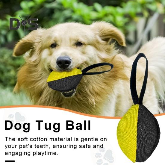 Dog Tug Ball Tough Bite Pillow Dog Training Equipment Interactive Chew Toy for Aggressive Chewers Bite Training Toy