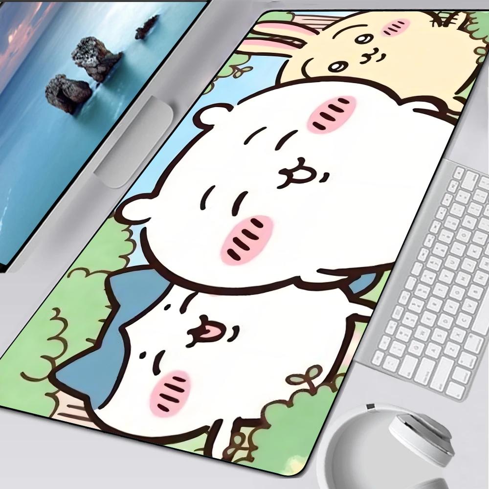 Kawaii C-Chiikawas Mouse Pad Rubber Mat Laptop Xxl Mousepad Notebook Gamer Computer Table Gaming Accessories
