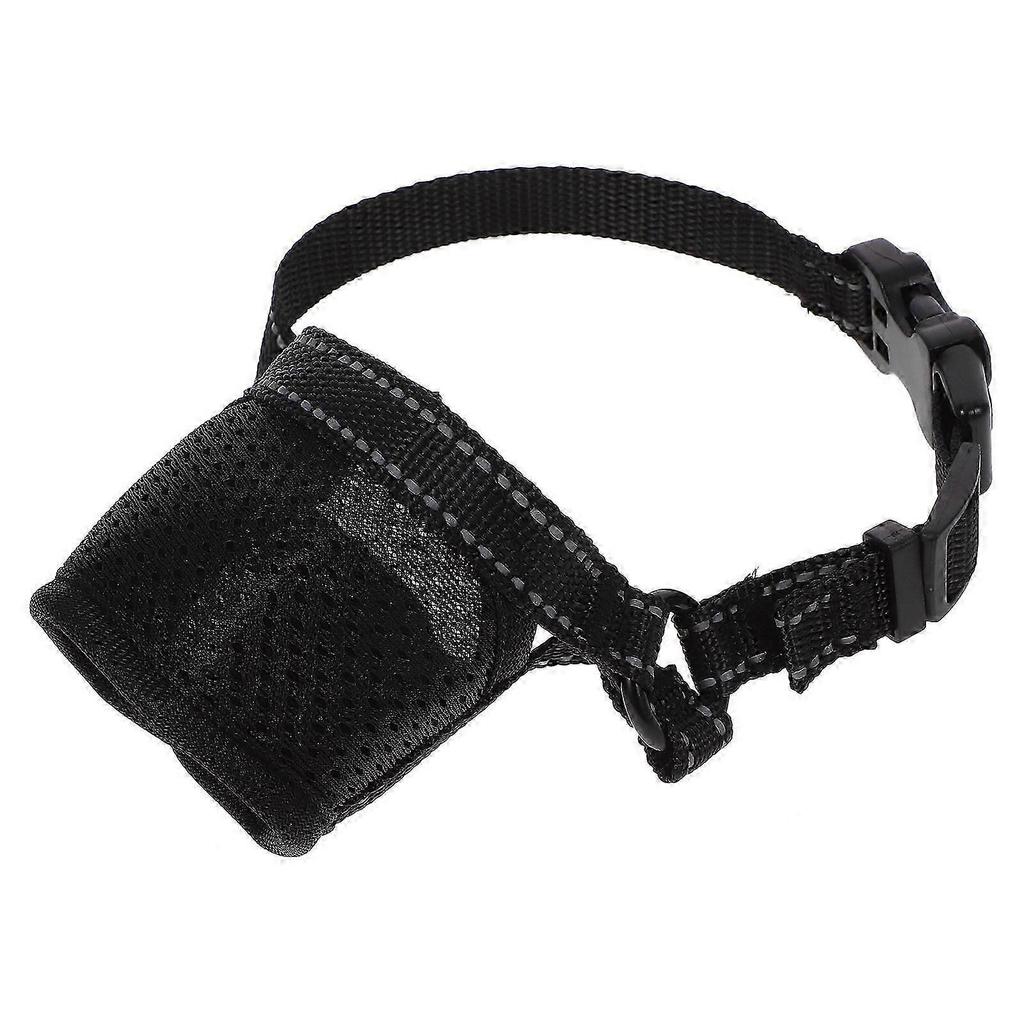 Dog Muzzle Anti-Biting Dog Mouth Cover for Protection 3Pcs Black