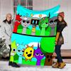 Incredibox Sprunki printed throw blanket—soft,warm;versatile blanket for all seasons—perfect as &air-conditioning throw,nap blanket