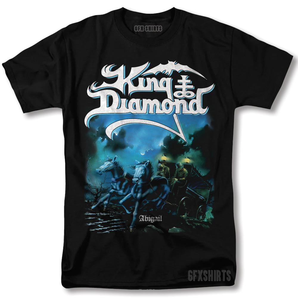 King Diamond Shirt Abigail Rock Concert Vntg Graphic Design T-shirt S