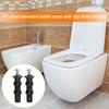Uxcell Toilet Seat Hinge Screw Expansion Rubber Bolt Top Nut Set for Top Mounted Toilet Seat Hinge Toilet Seat Replacement Parts Kit Washer Diameter