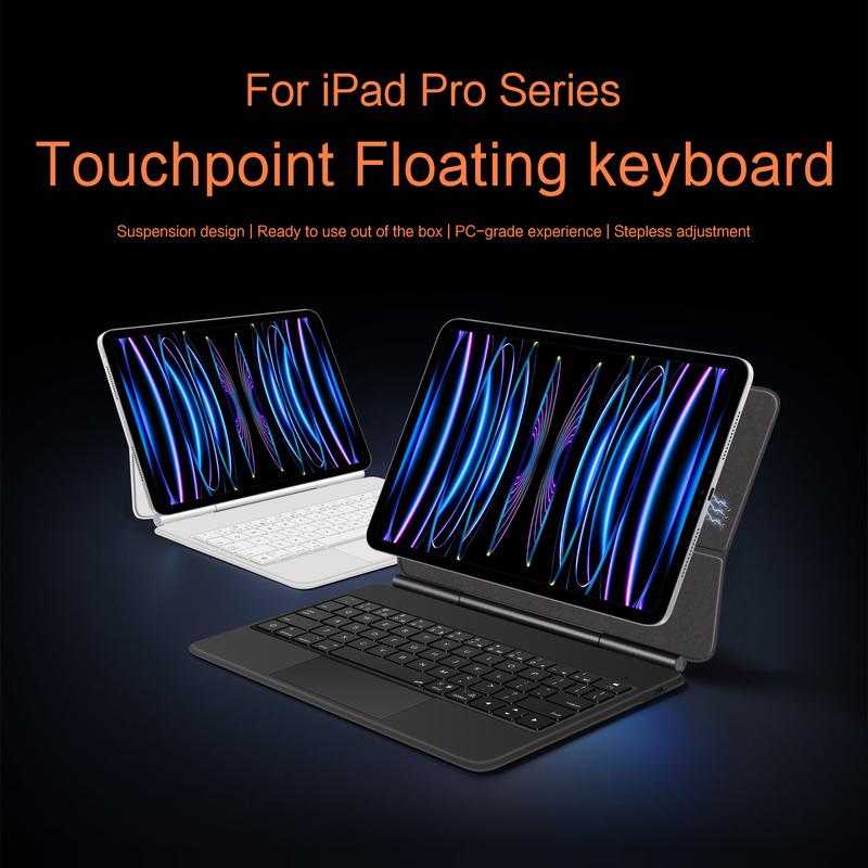 LFOIQN Magic Keyboard For iPad Pro 11/13 Inch 2025 M5 M4 Pro 12.9 M3 M2 Air 11"/13" 4th 5th 6th Pogo Pin Direct Connection Case