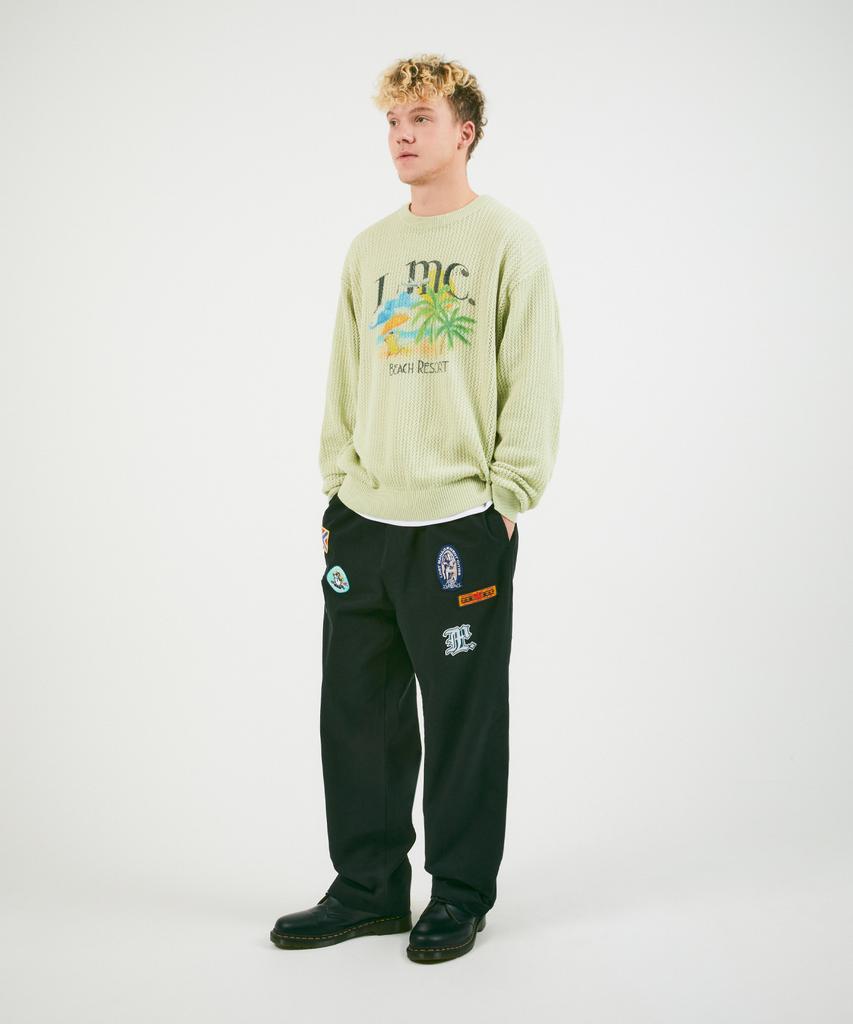 LMC Resort Mesh Knit Sweater Light Green