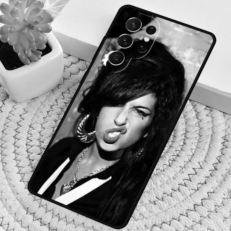 Amy Winehouse Legardary Singer Phone Case for Samsung Galaxy Note 10 Pro S26 Ultra S23 S24 FE S25 S21 S22 PLUS Shockproof Cove