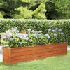 Raised Garden Beds Garden Raised Bed Rusty 240X40x45 Cm Corten Steel