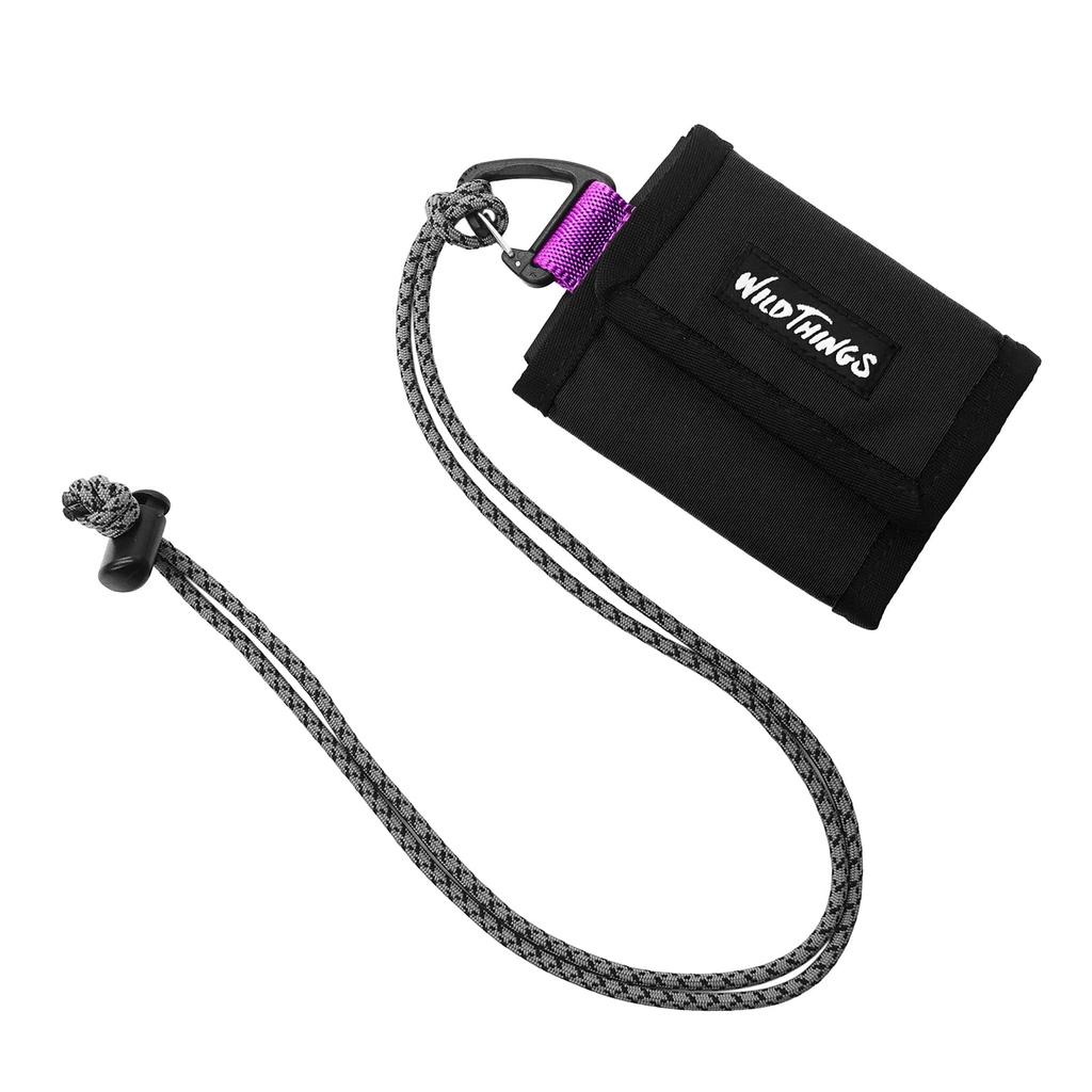 Wild Things Neck Wallet with Black WT-380-3807 Strap, DELFY, Waterproof, Lightweight, Compact, 22709145,