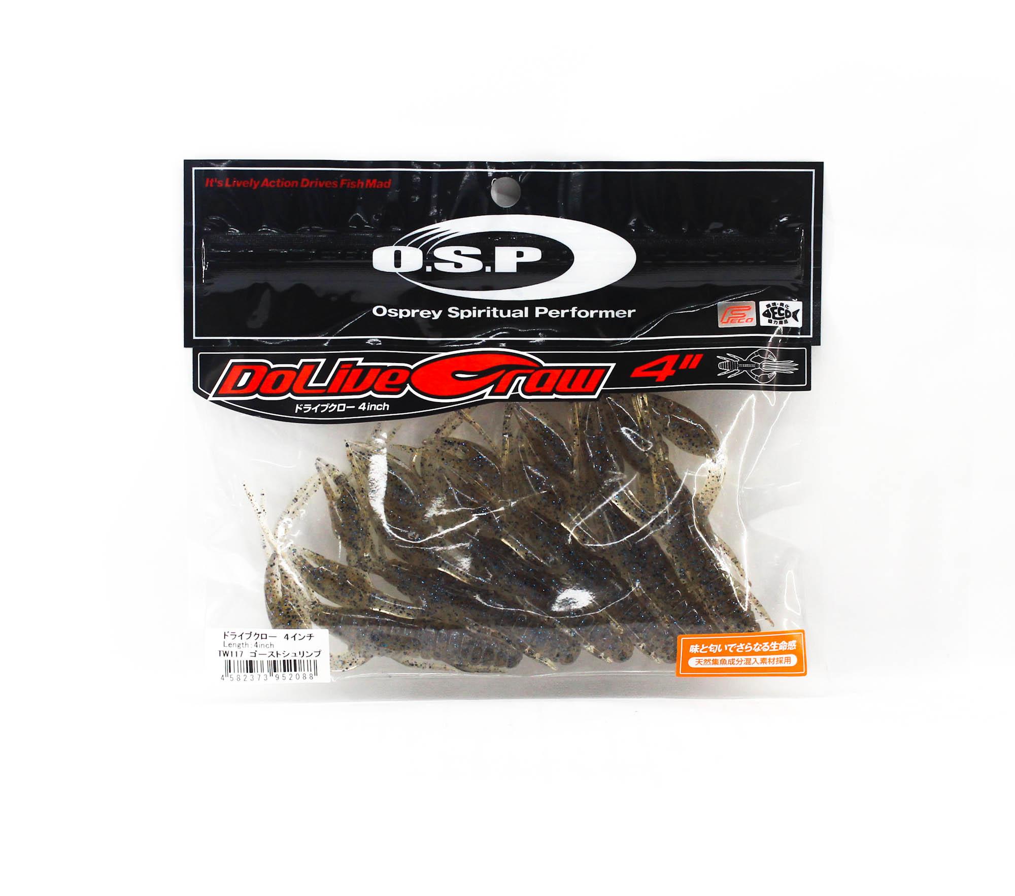 

Мягкая приманка OSP Dolive Craw 4 дюйма TW-117 (2088)