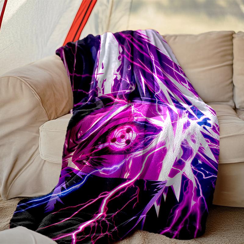 1pc Cozy Print Blanket, Naruto Blanket Appropriate for Home Picnic and Travel Adventures