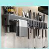 Kitchen Wall Mount Organizer With Carbon Steel Multifunctional Storage For Utensils And Knives