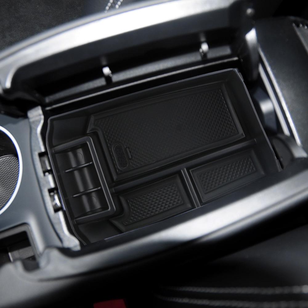 Car Armrest Storage Box for Mercedes Benz GLK Class X204 GLK200 220 250 300 350 2009-2015 Center Console Organizer Tray Case