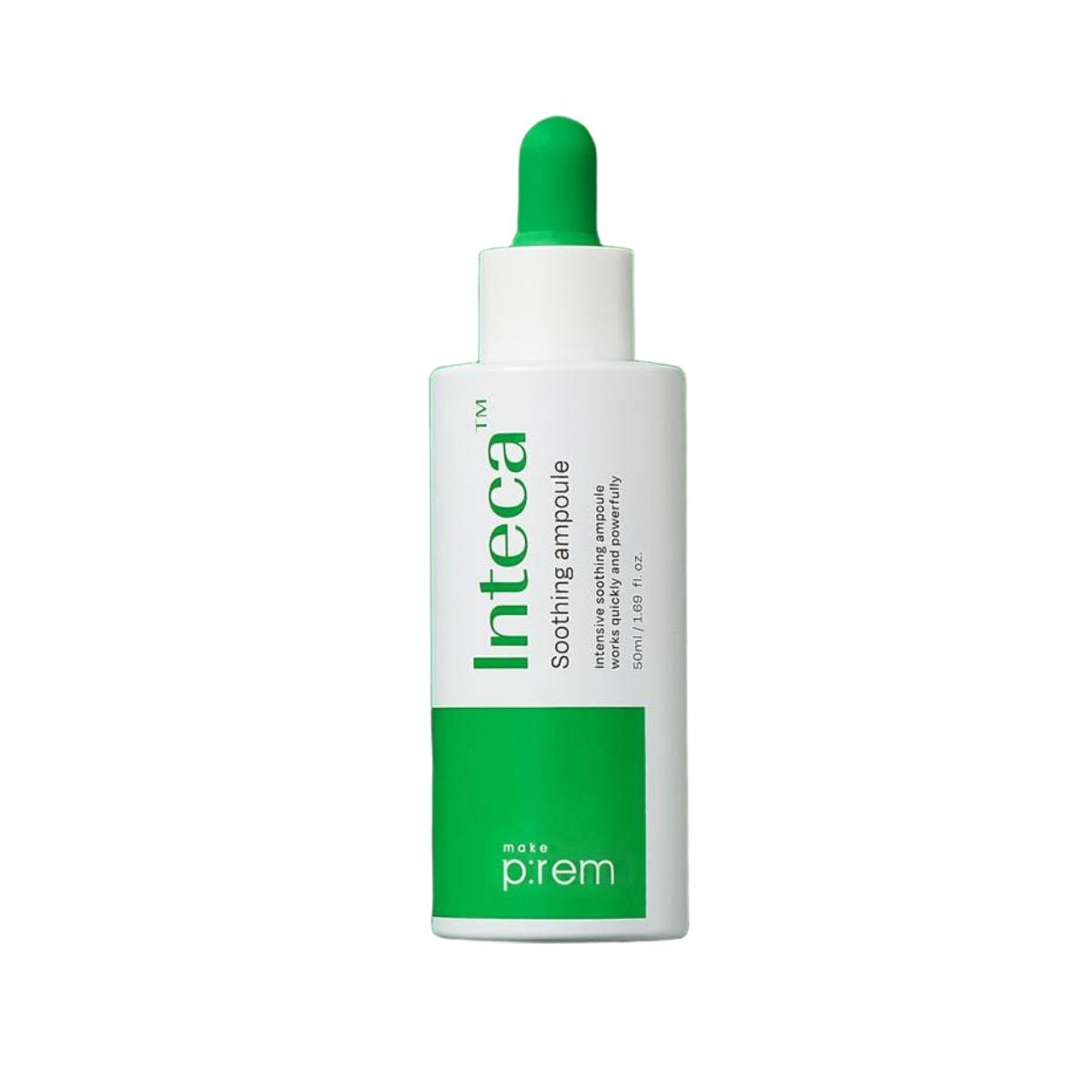 Make P:rem Inteca Soothing Ampoule 50ml Deep Hydration Calming Facial Treatment