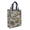 Kusguru Japan Women's Square Tote Bag with Vinyl-Coated Lining, Green