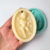 Soap Cake Decoration Candle Mold Wings Angel Label Mold Plaster Clay Fondant Chocolate Silicone Mold Tool