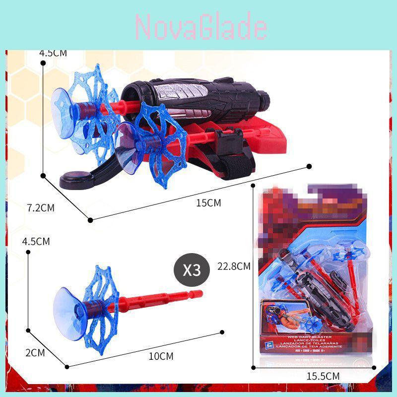Spider-man Set Lanciarazzi Guanto in Plastica per Bambini per Gioco Immaginativo e Divertimento