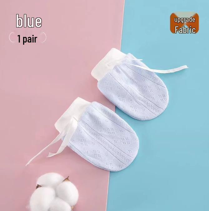 Newborn Anti-Scratch Mittens and Socks - Chewable Baby Gloves for Autumn and Winter