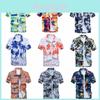 Premium Quality Men Floral Short Sleeve Blouse With Timeless Hawaiian Design