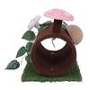 Cat Tunnel Interactive Protect Furniture Cat Climbing Frame Tunnel Bed Toy with Scratching Ball for