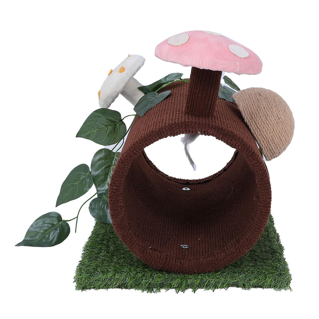 Cat Tunnel Interactive Protect Furniture Cat Climbing Frame Tunnel Bed Toy with Scratching Ball for