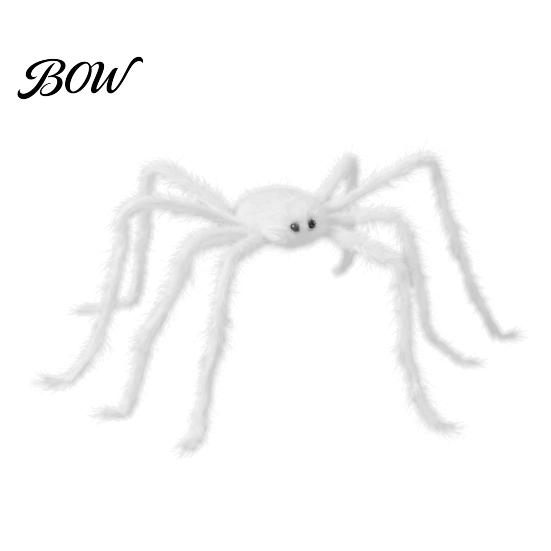 Creepy Cute Spider Plush Large Halloween Decoration, Soft Hairy Scary Prop, Furry Eco-friendly Spiders for Outdoor Indoor, Yard, Home, Haunted