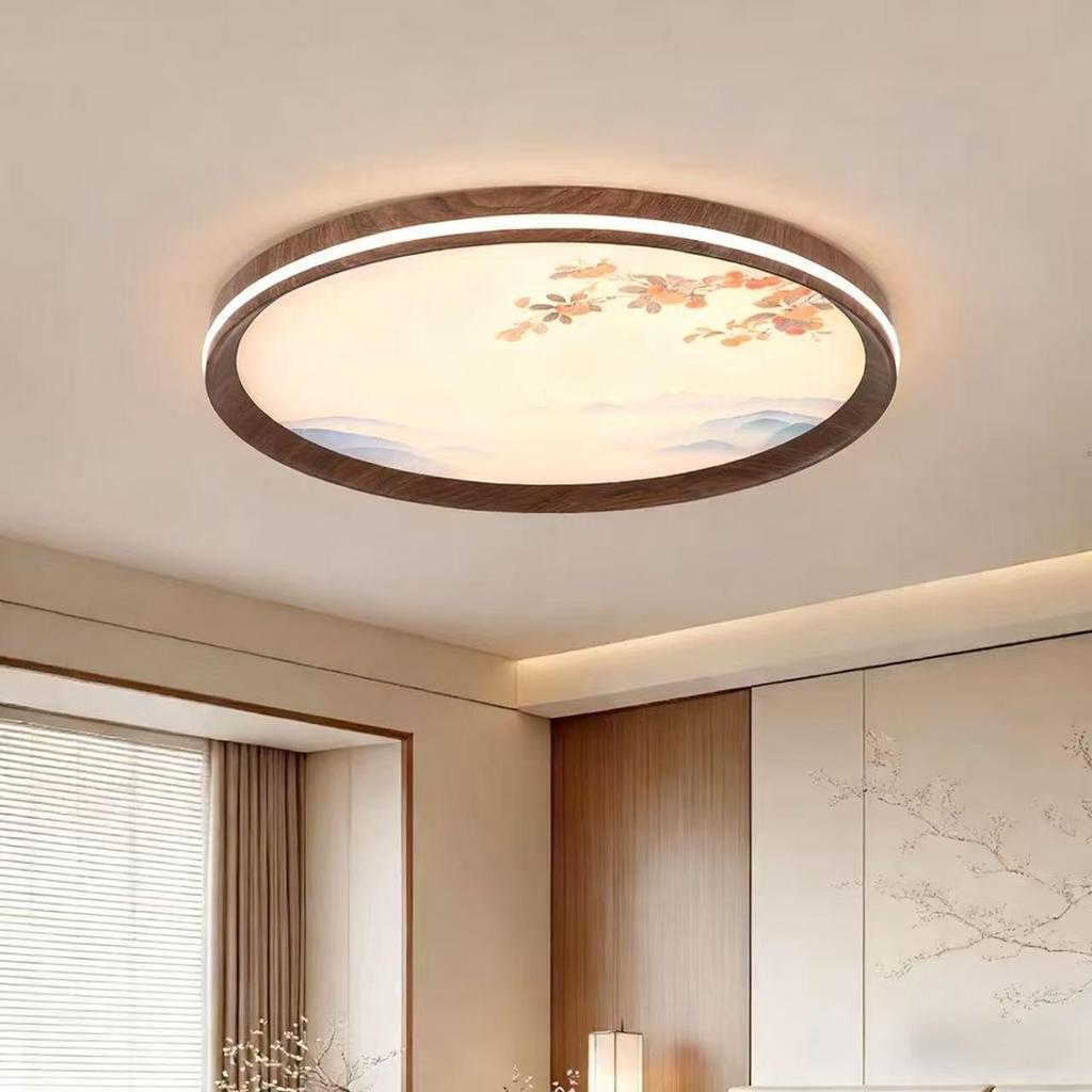 2025 Chinese Style Full Spectrum Ceiling Lamp: Super Bright Light for Living Room, Bedroom, or Study