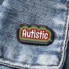 Alloy Enamel Rainbow Cartoon Letter Autistic Brooch, Anti Slip Waist Tightening Brooch, Anti Exposure Pin for Bag Clothes Decoration Badge