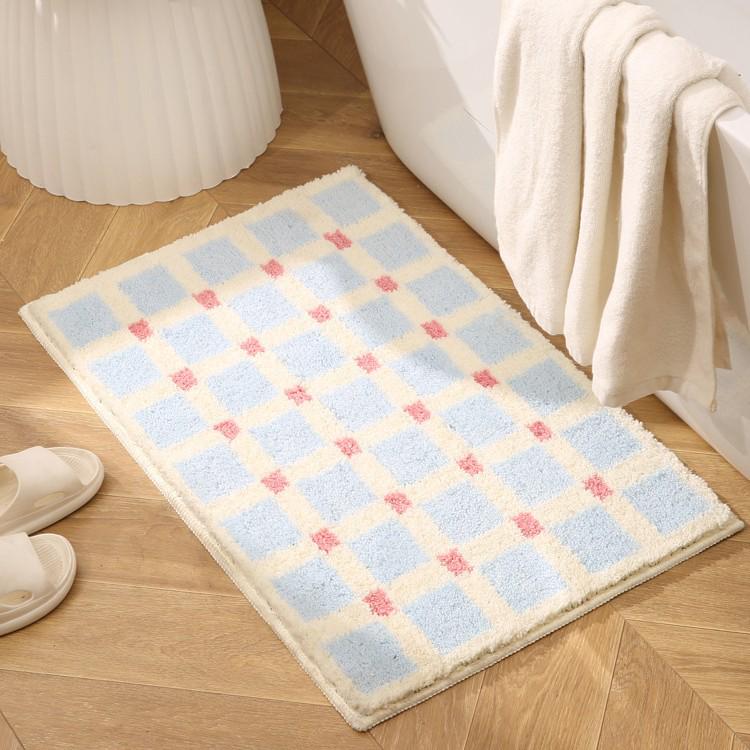 Plush Bedroom Carpet: Dirt-Resistant, Easy-Clean, Non-Slip, Water-Absorbing Floor Mat for Bedside or Bay Window.