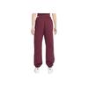 Nike Elastic Waist Logo Print Loose Casual Pants Women bottoms Dark-Chestnut CW5565-681