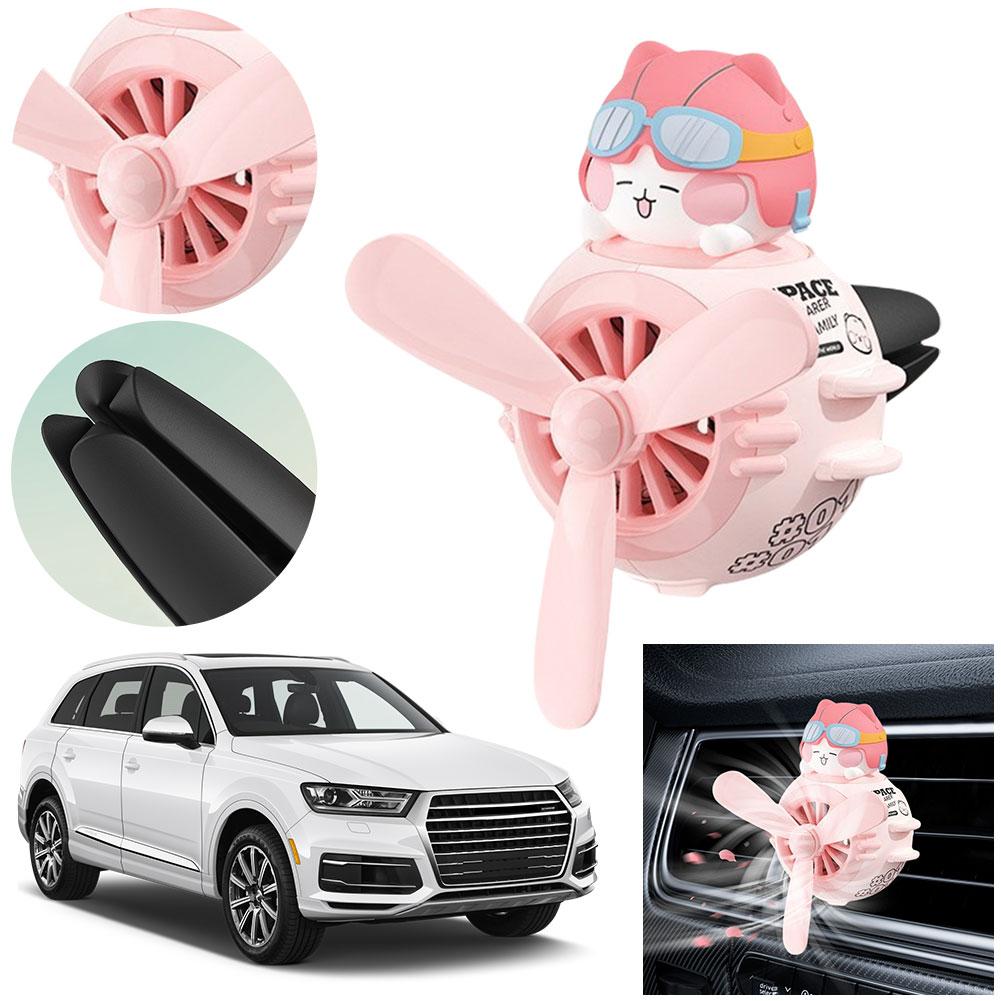 

Cool Bear Pilot Car Air Freshener Accessories Decoration Rotating Propeller Air Outlet Perfume Fragrance Aroma diffuser Car Deco