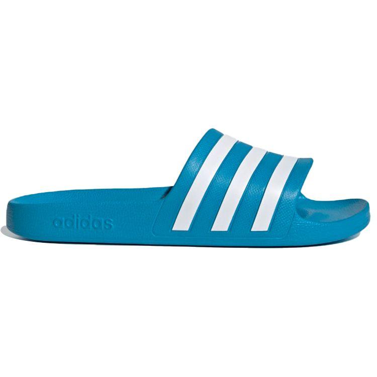 Adidas Adilette Aqua Slides Solar Blue Unisex Sneakers Cloud-White FY8047