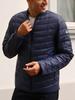 MEN' DOWN QUILTED JACKET WITH ZIPPER