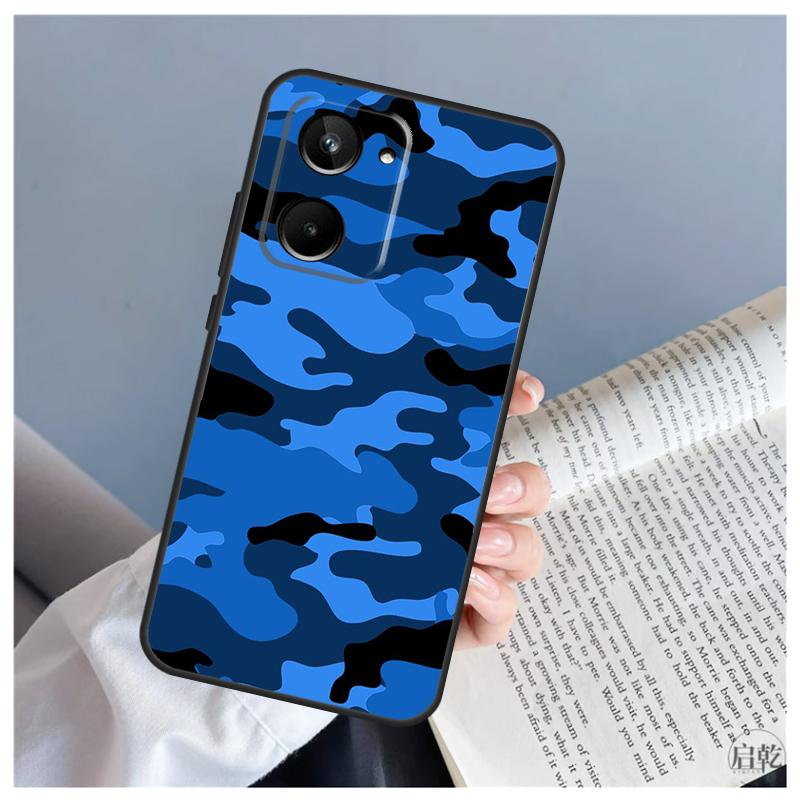 

Army Camo Camouflage For Realme C53 C55 C75 C71 C61 C33 C63 C51 C65 C67 11 12 13 14 Pro Plus GT6 GT7 15 Pro Case Realme C31