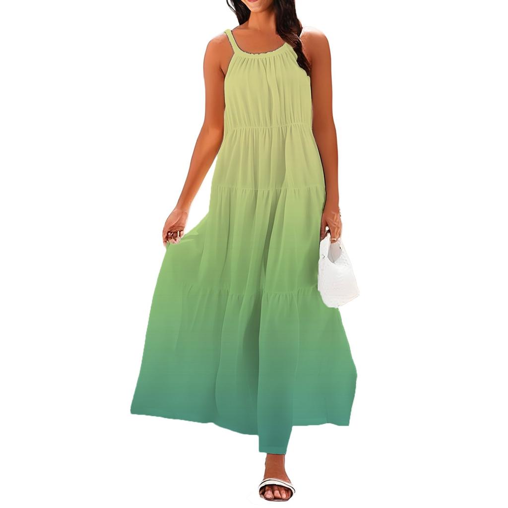 Women's Summer Casual Fashion Suspender Sleeveless Dress