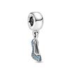 925 Silver Plated Turtle Fish Pendant Charm with Ship Star Bead for Pan Thin Bracelet Jewelry Gift