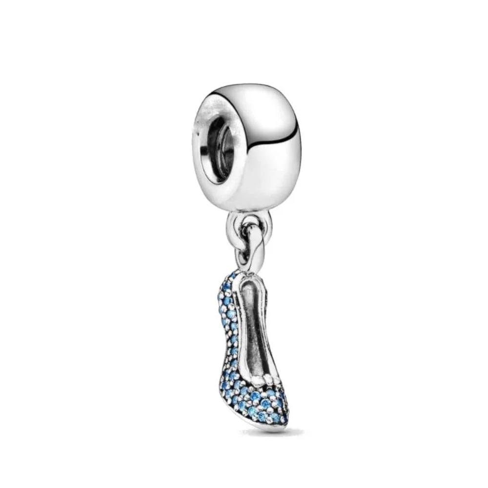 925 Silver Plated Turtle Fish Pendant Charm with Ship Star Bead for Pan Thin Bracelet Jewelry Gift