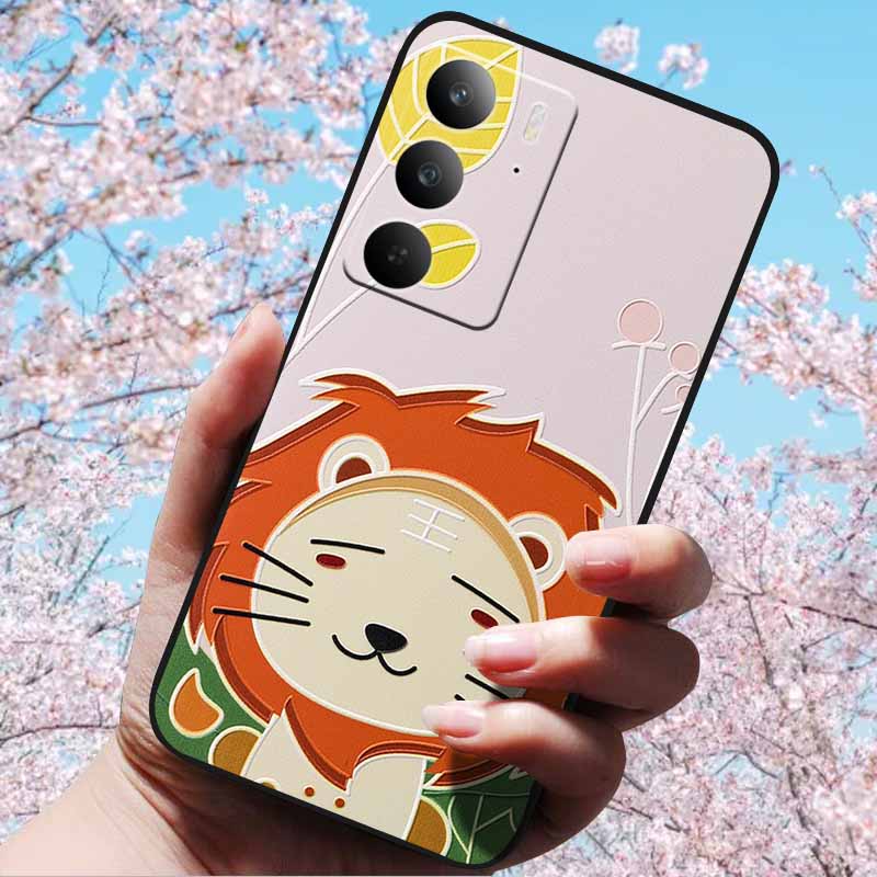 3D Relief Embossed Retro For Realme C75 4G Cases Soft Silicone Back Cover Case For Realme C75 4G 3D TPU Relief Cases 3D C75 C 75