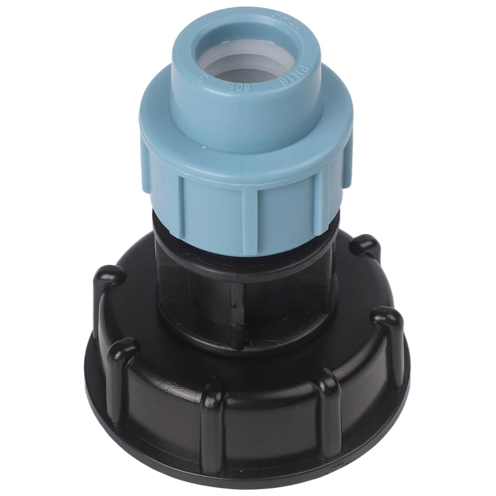 

Plastic Bucket-Connector Garden Pipe Connector Straight Head Outlet 20mm 25mm Plastic Connector IBC Ton Bar Rel Connector