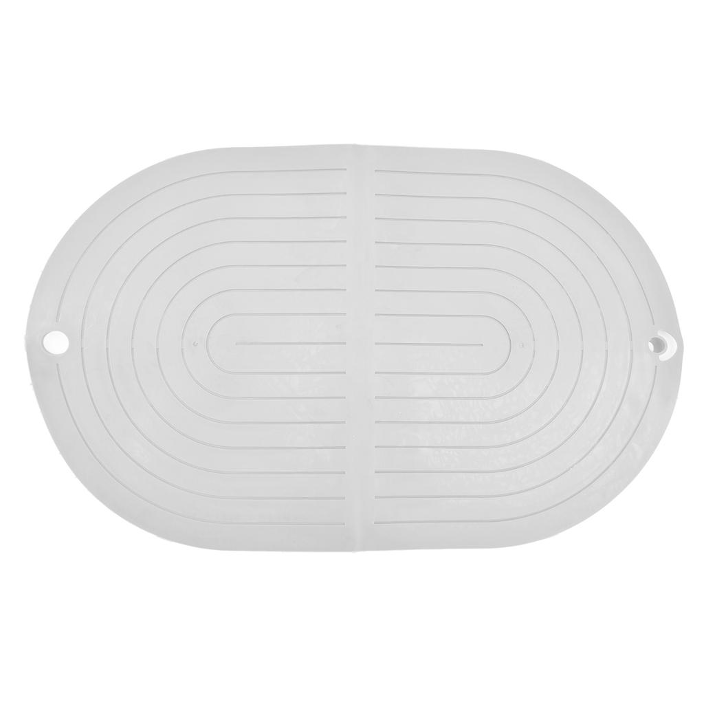 Multifunctional Dish Drying Mat Foldable Dish Drying Pad Heat Insulation Cup Pot Mat for KitchenWhite