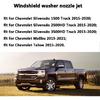 23181646 Premium Adjustable Wiper Washer Fluid Jet Nozzles Fit for 2015-2025 GMC Sierra/Chevy Silverado 1500 2500HD 3500HD | Windshield Washer Nozzle